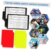 BESPORTBLE 2set Complete Soccer Referee Kit Red Yellow Card Suits