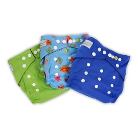 Kit De 3 Pañales Bambúorganik De Tela De Bambú                                                                                                        