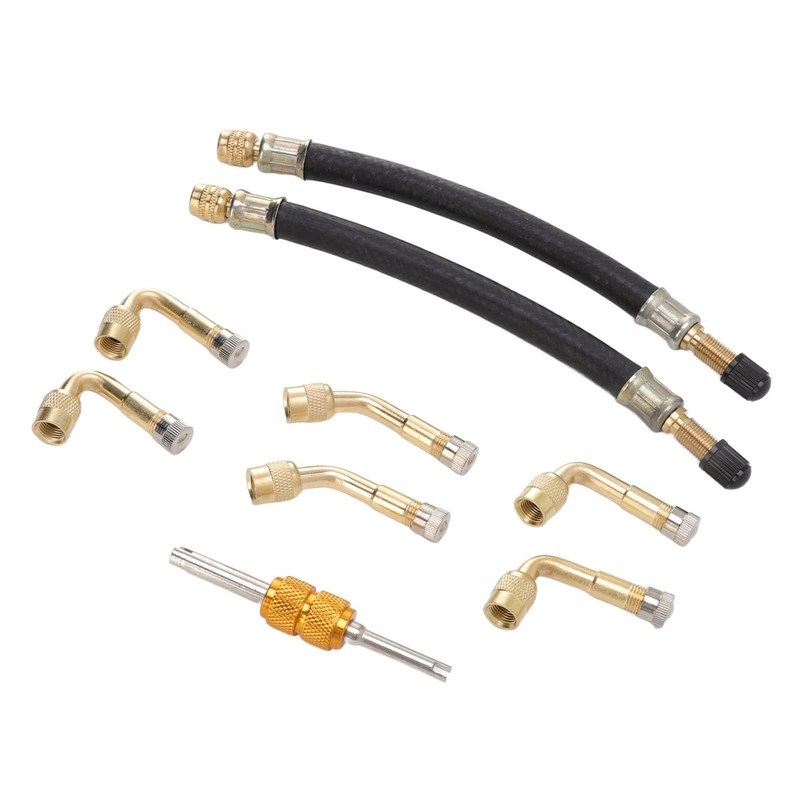 Flexible Extension Tire Valve Adaptor with 45/90/135 Degree Tire Valve