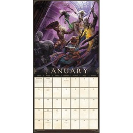 2025 Dungeons and Dragons Wall Calendar