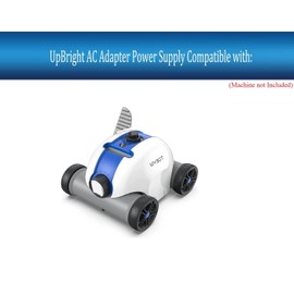 UpBright 2-Prong 12.6V AC/DC Adapter Compatible with Wybot Osprey 300 HJ1103J Pro HJ1103 WY008-3 Osprey300 300Pro 11.1V Li-ion Battery Cordless Robotic Pool Vacuum Floor Cleaner Power Supply Charger