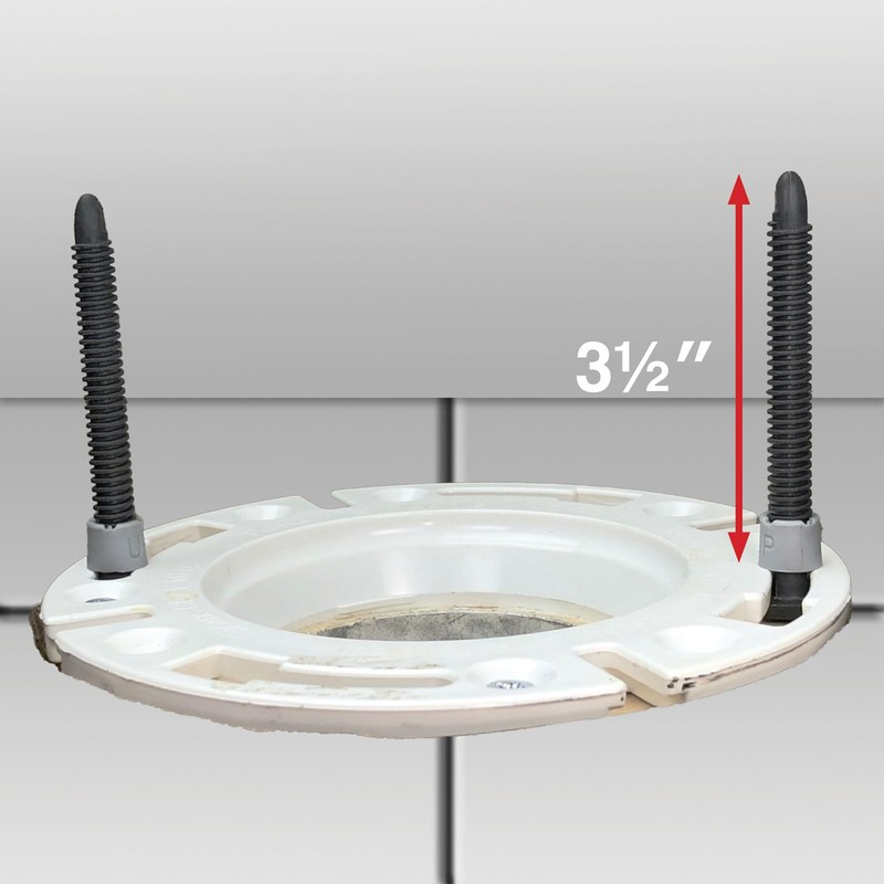 One-N-Done Premium 3.75" Toilet Bolts: Toilet Flange Repair Kit Locks