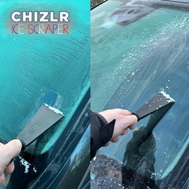 smart spring Chizlr Compact Ice Scraper - Effortlessly Remove Ice & Snow! Portable Design, Comfortable Grip, Sturdy Blade. Stay Ready for Winter Driving (2)