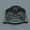 3D Transformers Autobots Optimus Prime Gloss Black Metal Emblem Badge