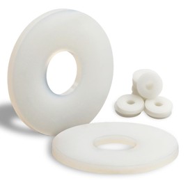 Mbsomnus Pack of 30 Plastic Washers M8-24 mm Nylon Washers Body Washers Plastic Washers for Machines Electrical Appliances Plumbers M3/M4/M5/M6/M8/M10/M12/M20