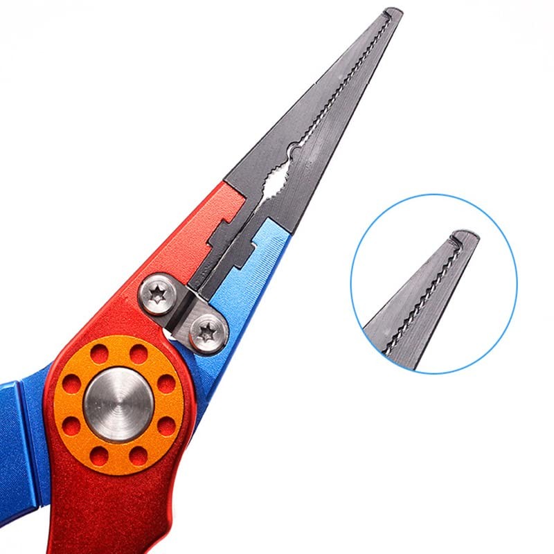 Aluminum Fishing Pliers Hook Removal Line Cutting Mono Braid Fish