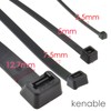 Cable Ties (100 Pack) Black