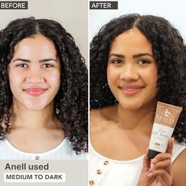Bronceador facial - Fabricado en Estados Unidos con ingredientes naturales y orgánicos, loción autobronceadora facial gradual para un bronceado falso 