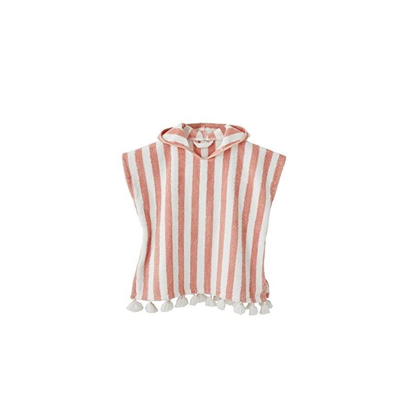 Vertbaudet Oeko-Tex® Baby Bath Poncho, pink