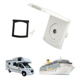 Fuel Cap 79 mm Water Tank Cap with 2 Keys and Cover, Leak-Proof Water Drinking Water Filler Nozzle Water Lid for ID 40 mm Water Pipes Motorhome Caravan RV Camper