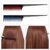 3 Pcs Hairdressing Back Combing Triple Teasing Comb Hairdressing Back