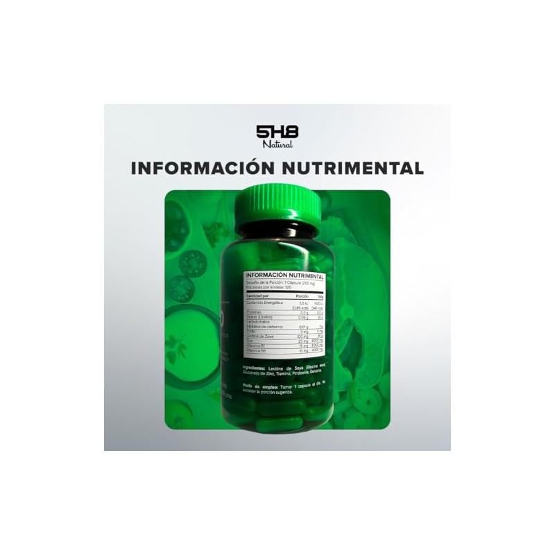 Zinc con Vitamina B6, B1 Bienestar 5H8 NUTRITION