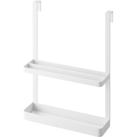 Yamazaki 1785 Hanging Homework & Tablet PC Rack, White, W 9.8 x D 3.7 x H 13.9 inches (25 x 9.4 x 35.2 cm), Tower Magazine Rack, Tablet Stand