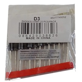 Install Bay D3 Diode 3 Ampere - Bag of 20 3 Amps
