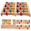 SAFIGLE 1Pc Foot Roller Massager Chic Wooden Acupoint Tool for