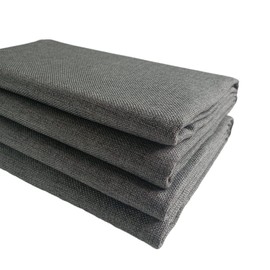 TinaKim Thick Upholstery Fabric for Sofa Chair Cover, Faux Linen Type Cloth Material (Grey 9, 2 Yard (57x 72 inch))