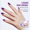CANNI - Esmalte de uñas en gel morado oscuro, 1