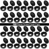 Hotop 100 Pieces Hinged Screw Cover Caps Plastic Shutter Screw