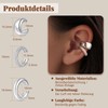jagosen 3-Piece Ear Cuff Set for Women Fake Helix Cartilage