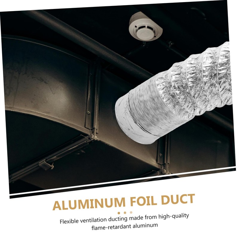 Mipcase Fire Resistant Aluminum Foil Ventilation Hose Diameter Flexible Duct