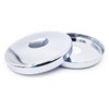 2 x 21mm G1/2 Chrome Tap Shower Pipe Cover High