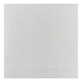 Ideen mit Herz Greeting Card Set with Envelopes, 10 Coloured Cards, Glitter Linen Look, Blank, Neutral, Ideal for Congratulations on Birthday, Wedding (Silver, 16 x 16 cm)