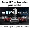 Focos Led H4/9003/hb2 Lupa Alta Y Baja Auto Motocicleta