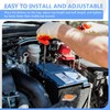 BBTO 2 Set Battery Hold Down Tray Kit Adjustable Universal
