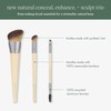 EcoTools New Natural Conceal, Enhance, & Sculpt Trio, Makeup Brushes