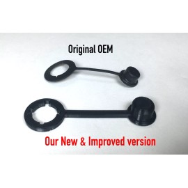 Unbranded 3 to 19  PACKS - IMPROVED Dust Cover Cap for Air Tool Nailer Stapler 1/4 NPT v2 - 15-Pack, Black