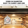 Oven Thermometer High Accuracy Heat Resistant Stainless Steel Thermometer for
