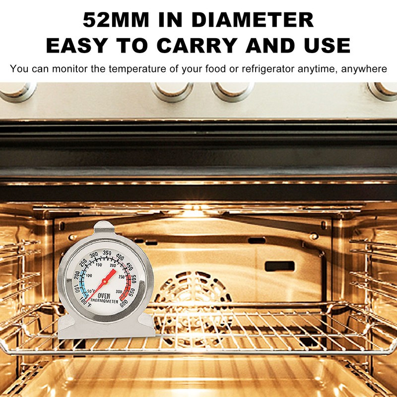 Oven Thermometer High Accuracy Heat Resistant Stainless Steel Thermometer for