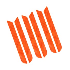 Partuto 6pcs Automotive Reflective Stickers Night Visibility Safety Orange Replacement