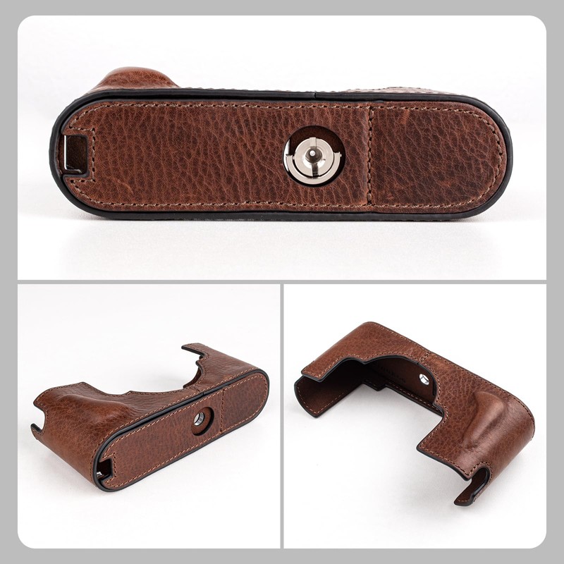 MUZIRI KINOKOO Leica M11/M11-P Premium Genuine Leather Half Shell Case