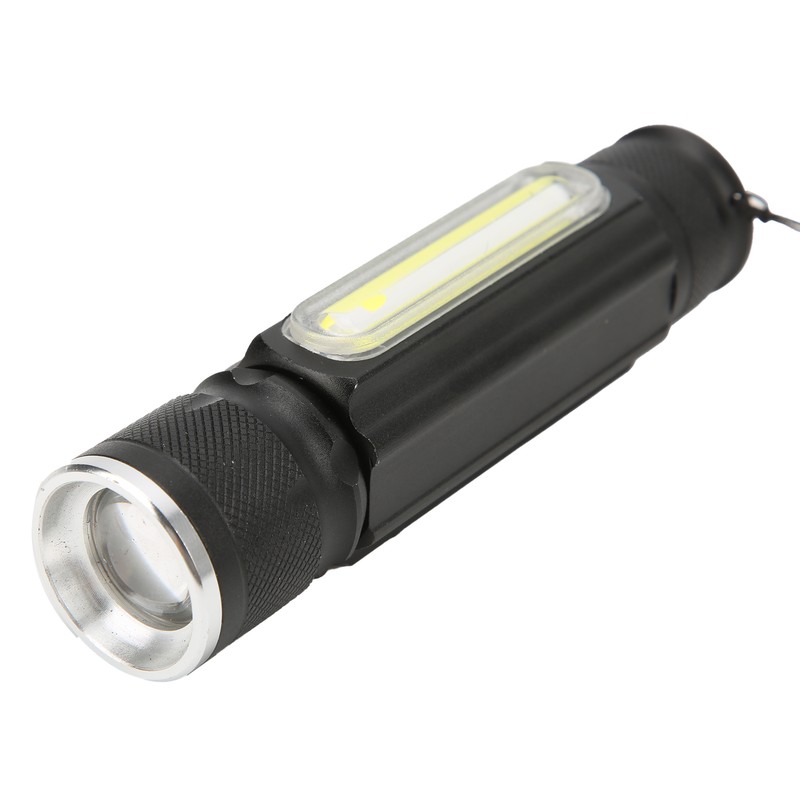 Flashlight Rechargeable Portable Aluminium Waterproof Nonslip Wearproof Pocket Flashlight
