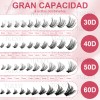 804 Kit Pestañas Maquillaje Completo Diy Extension 9-18mm 800pzs