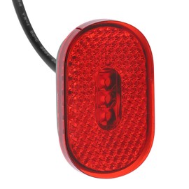 VGEBY Luz Trasera de Scooter Eléctrico, Luz Trasera de 3 LED para Scooter Eléctrico, Luz Trasera en Guardabarros, Luz de Advertencia de Freno para PRO2