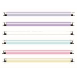 Helios 6 Pack T5 Bulb 24W Aquarium Light Bulb HO for 24" 2 ft 6500K 10000K Actinic Pink (1 of Each Color Spectrum Listed)