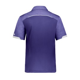Russell Athletic Mens Legend Polo Shirt, Purple, Large US