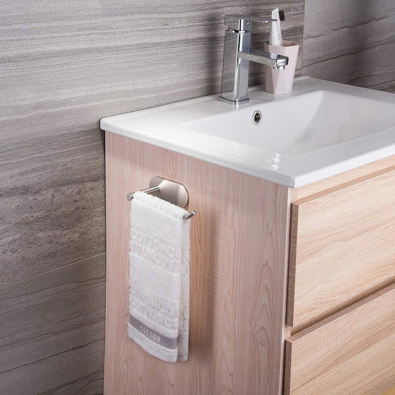SUNTECH Hand Towel Holder/Towel Ring - Self Adhesive Towel Bar