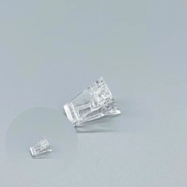 Nail extension clip fixing mold self-extension nail tip nail extension tip nail clip finger pink 13ea