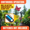 3 Pcs Fluttering Solar Butterfly Garden Stakes - Waterproof Flying