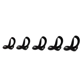 AFH Multi Splint® Combo Pack | Set of 3 Sizes 8/9/10/11/12 | Black | 5 Different Sizes in Economy Set, Finger Splints