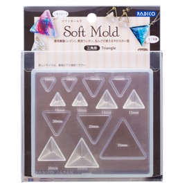 Padico Soft Mold 404217 Resin Mold, Triangles