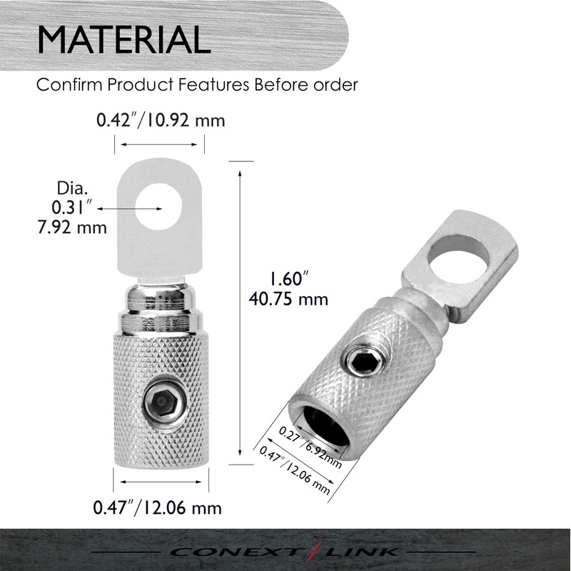 Conext Link RT8N-2 Set Screw Ring Terminal 2 Pack (8