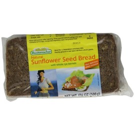 Mestemacher Bread Sunflower Seed, 17.6-Ounce (Pack of 6)