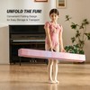 ZELUS 8 ft Folding Balance Beam, Foldable Floor Gymnastics Balance