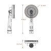 Facial Cleansing Heads Compatible with Electric Toothbrushes (Pack of 2: