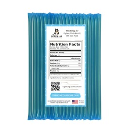 The Honey Jar Coconut Flavored Honey Sticks - Pure Honey Straws For Tea, Coffee, or a Healthy snack - One Teaspoon of Flavored Honey Per Stick - Made In The USA with Real Honey - (20 Count)