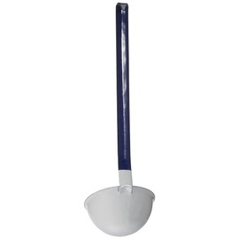 Krüger 4710/B Ladle – Ladle, 10 cm Steel White with Blue Piping, 36, 5 x 10 x 0.2 cm